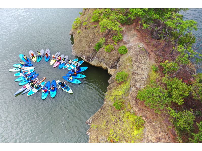 【宮城・松島・SUP・経験者】楽しく漕いでレベルアップ半日コース（GoPro・一眼・ドローン撮影付き）ファミリー・カップル・女性におススメ