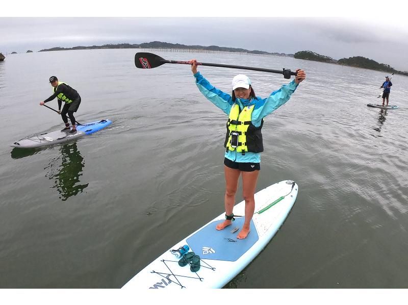 【宮城・松島・SUP・経験者】楽しく漕いでレベルアップ半日コース（GoPro・一眼・ドローン撮影付き）ファミリー・カップル・女性におススメ