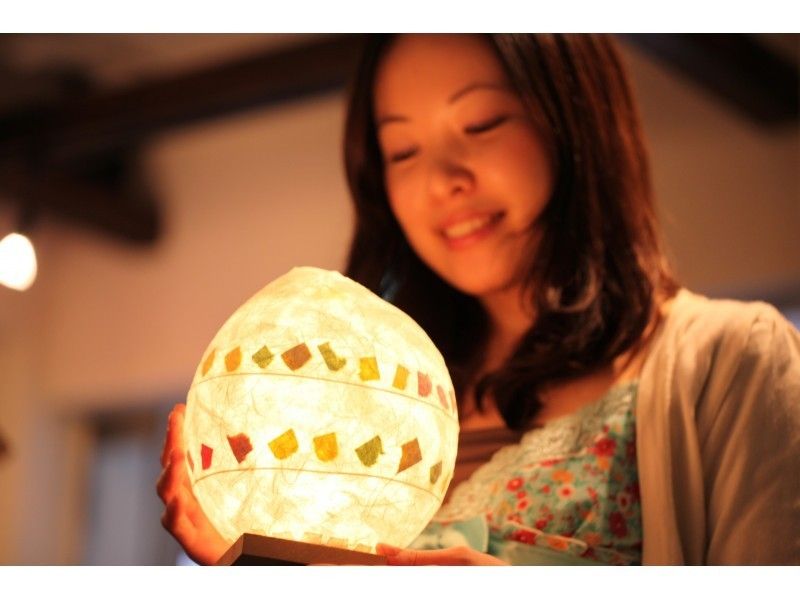 [Fukuoka Tenjin] Lighting craft one day experience ☆ Comfortable life starting with handmade ♪ Warm indirect lighting of Japanese paper ☆の紹介画像