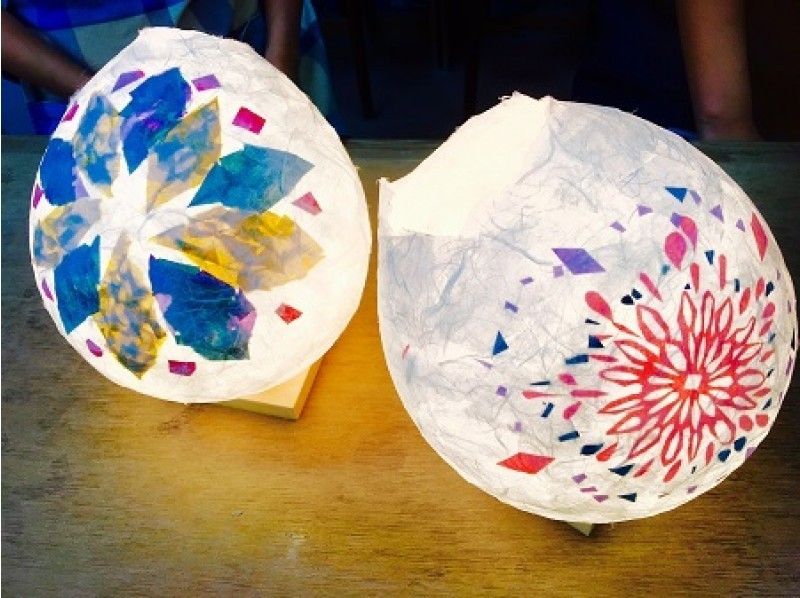 [Fukuoka Tenjin] 1-day Lighting craft experience ☆ Warm indirect lighting of Japanese paper ☆