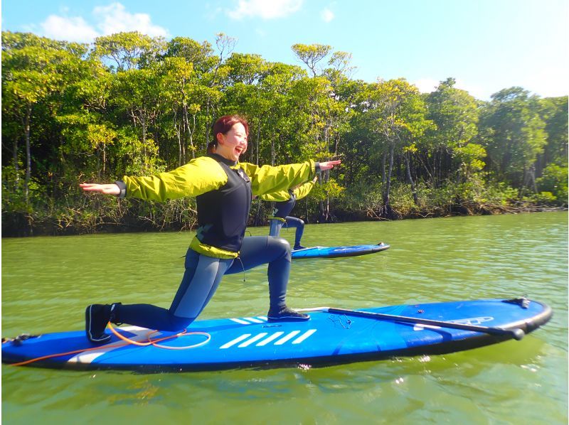 [沖縄&middot;Bonbunshigawa]在亞熱帶河流的SUP免費叢林巡航☆冬天的衣服租賃★11月〜僅限四月★の紹介画像