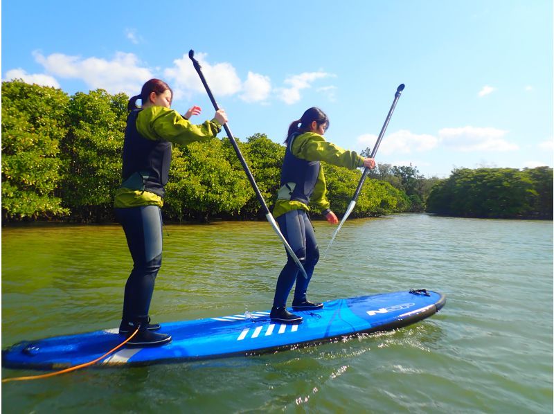 [沖縄&middot;Bonbunshigawa]在亞熱帶河流的SUP免費叢林巡航☆冬天的衣服租賃★11月〜僅限四月★の紹介画像