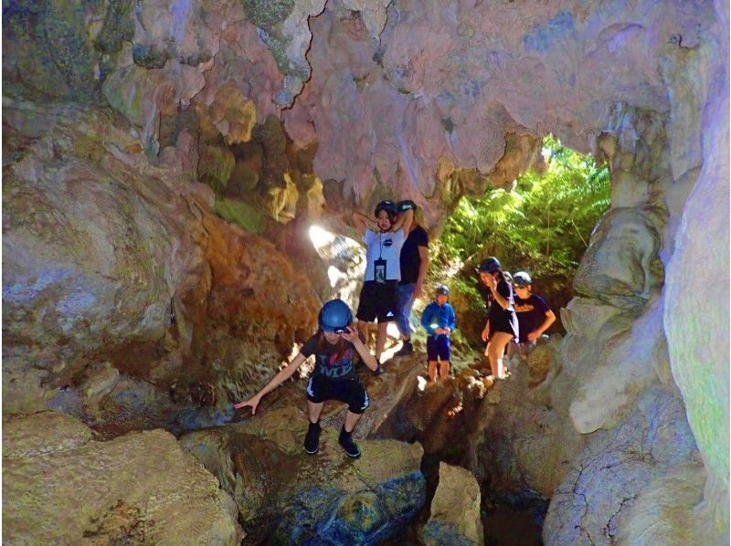 [Iriomote Island/Half day] Explore 3 natural limestone caves on Iriomote Island, a world heritage site! Powerful caving tour [Free photo data/equipment rental] Spring sale underwayの紹介画像