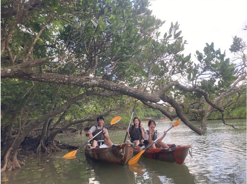 家族割引【本島中部】サンセットマングローブカヤックツアー★中学生以下のお子様１名無料＆半額★画像プレゼント！の紹介画像