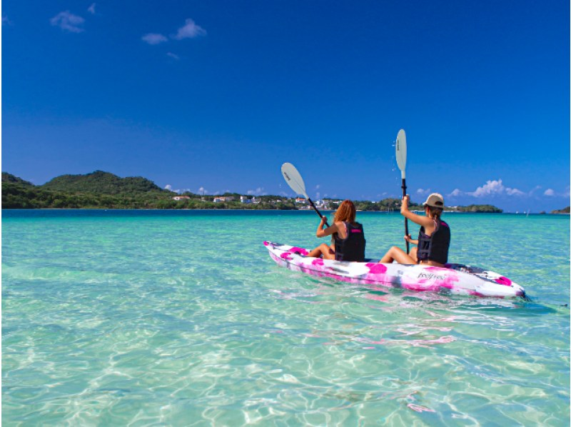 [Ishigaki Island/1 day] If you're not sure what to do, try this! The two most popular things to do in Ishigaki Island! Kabira Bay SUP/canoeing & Blue Cave snorkeling ★Look for sea turtles★Free photos★ [Student discount plan]の紹介画像