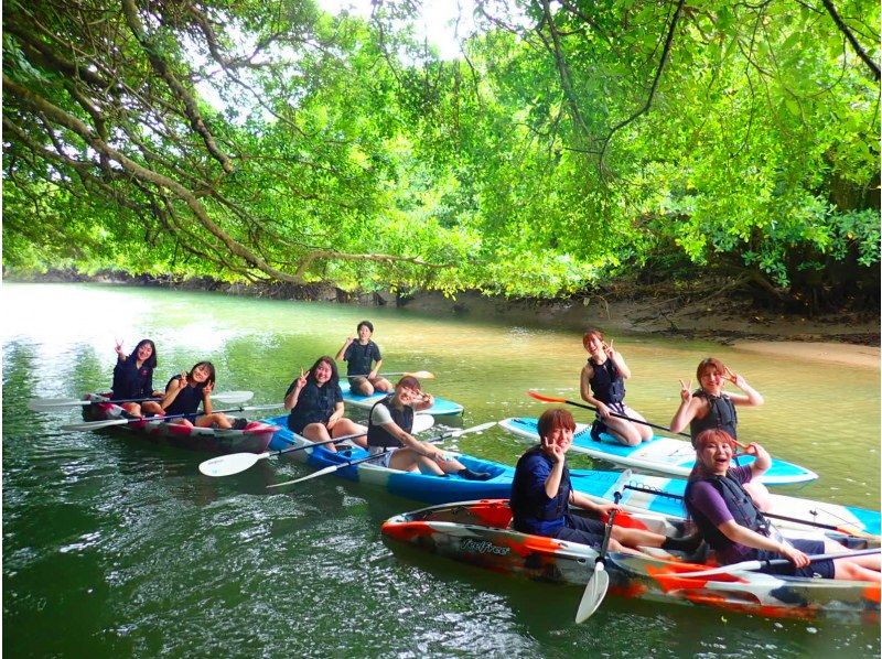 [Ishigaki Island/1 day] Enjoy the sea and river for a day! Natural Monument Mangrove SUP/Canoe & Blue Cave Snorkeling ★ Free pick-up and drop-off/photo data! [Student discount plan]の紹介画像