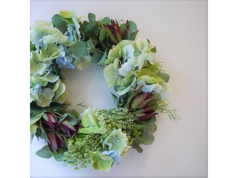 [Aichi/Nagoya size options available] Christmas wreath lesson (*Seasonal green wreath from January to October) lessonの紹介画像