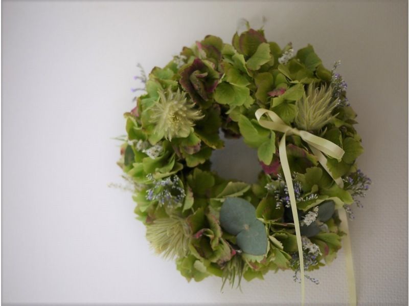 [Aichi/Nagoya size options available] Christmas wreath lesson (*Seasonal green wreath from January to October) lessonの紹介画像