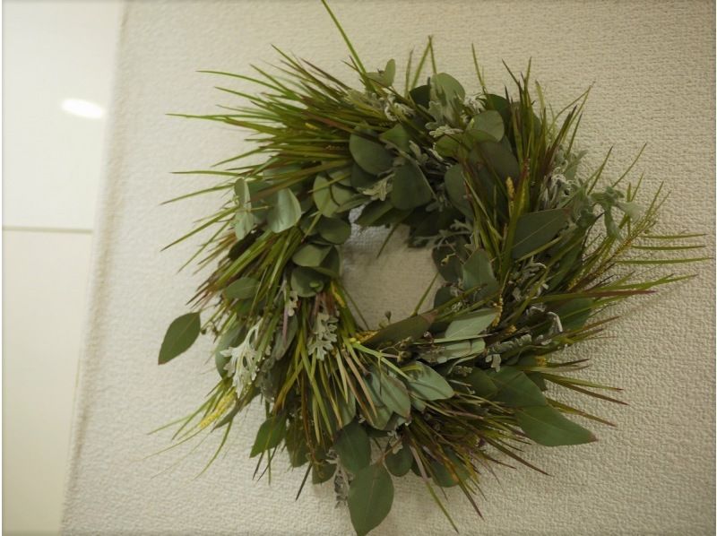 [Aichi/Nagoya size options available] Christmas wreath lesson (*Seasonal green wreath from January to October) lessonの紹介画像