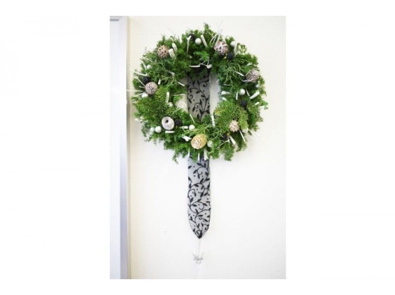 [Aichi/Nagoya size options available] Christmas wreath lesson (*Seasonal green wreath from January to October) lessonの紹介画像