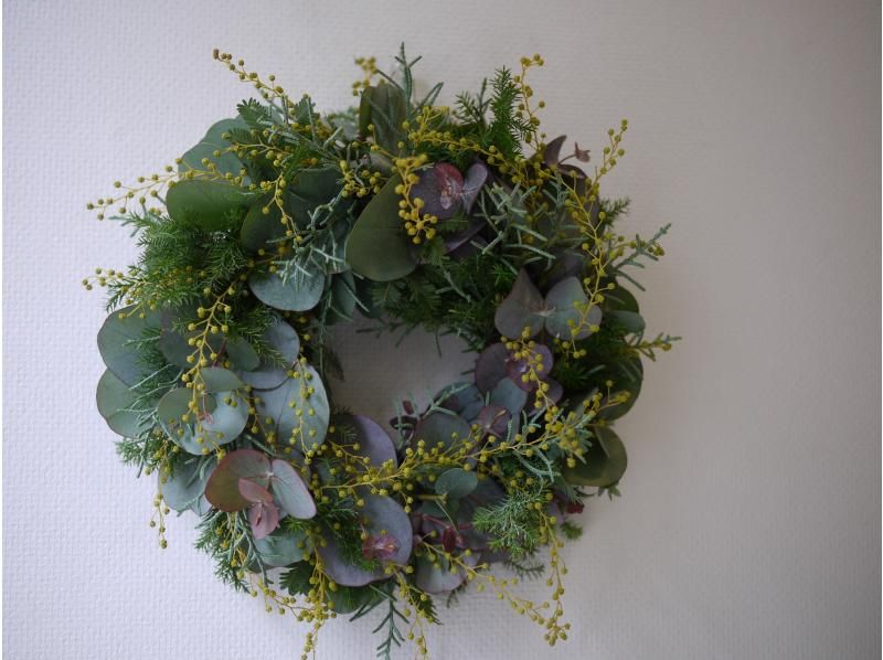 [Aichi/Nagoya size options available] Christmas wreath lesson (*Seasonal green wreath from January to October) lessonの紹介画像