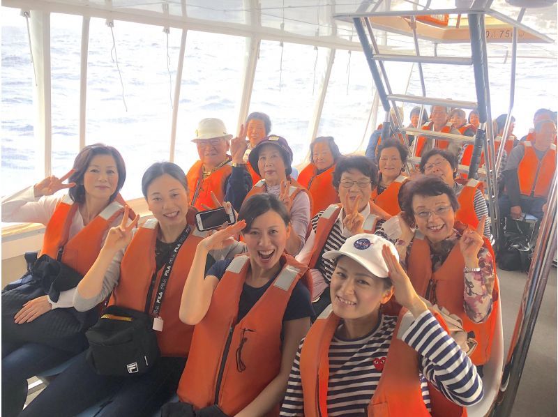 [From Naha] Whale watching ♪ Guaranteed 1 seat per person! Comfortable with all forward-facing seats