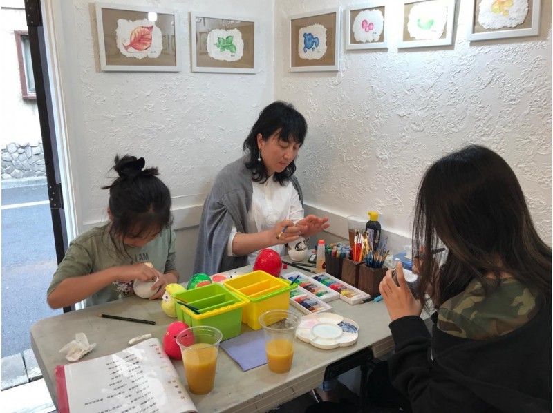 【東京·淺草】Daruma繪畫經驗！孩子，你的家人在一起請♪の紹介画像