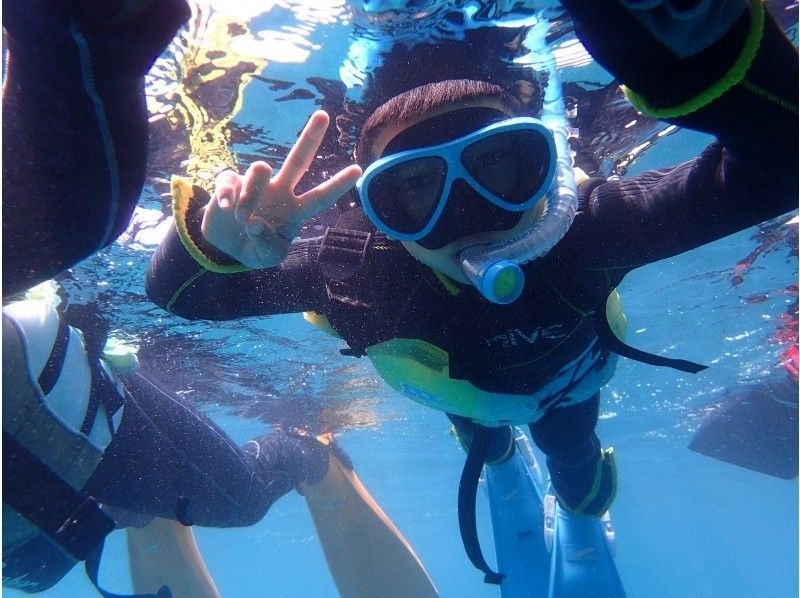 [给孩子们大人我的想法！ ]蓝洞浮潜和声音海上拖伞の紹介画像
