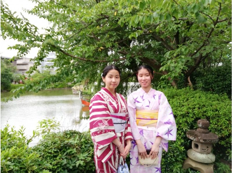 [Kyoto / Shijo Omiya] Why don't you dress yourself before going out? Experience dressing course! With matcha and sweetsの紹介画像