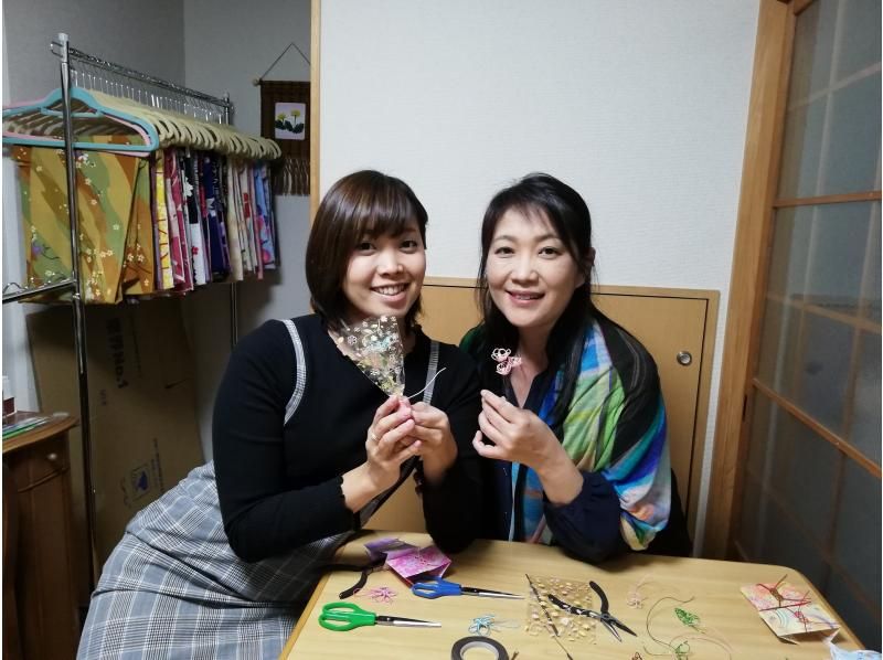 [Kyoto, Shijo Omiya] Super Summer Sale 2024 & Reopening ★ Make hair ornaments and Japanese goods with the now popular Mizuhiki ☆ 2-hour courseの紹介画像