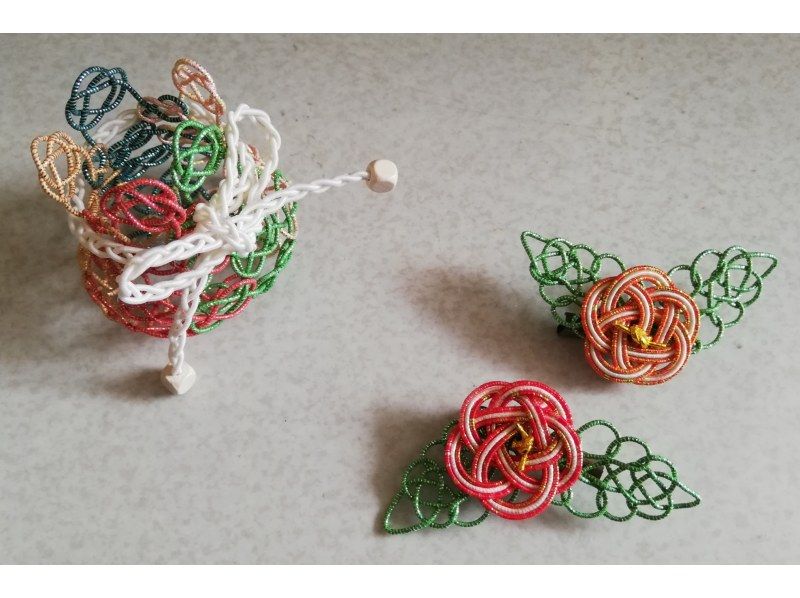 [Kyoto, Shijo Omiya] make hair ornaments and Japanese goods with Mizuhiki! 2-hour course