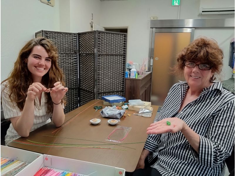 【京都・四条大宮】今流行りの水引で髪飾りや和雑貨を作りましょう☆2時間コースの紹介画像