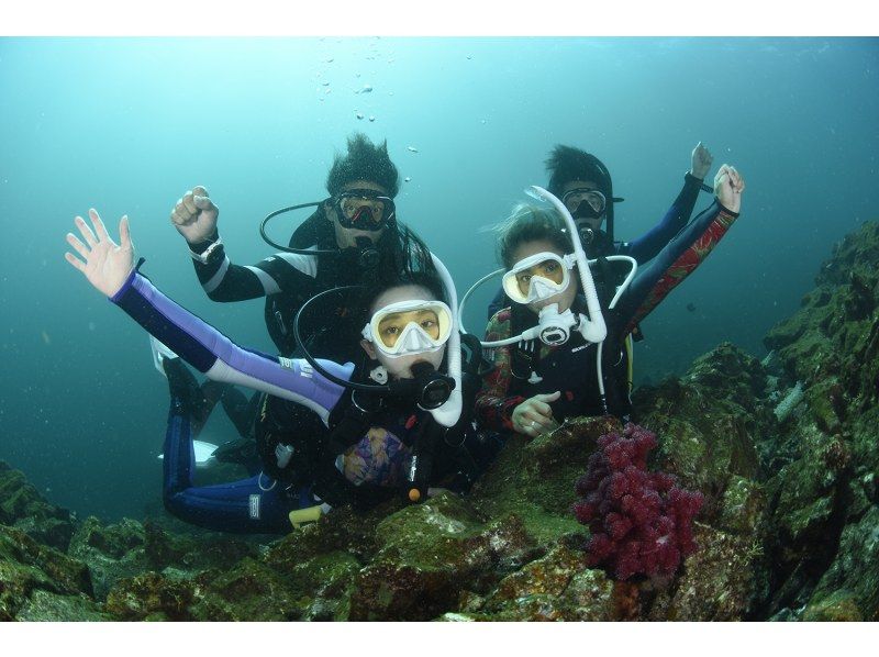 First Challenge! Feel free to experience diving! !! Also for making memories! !!