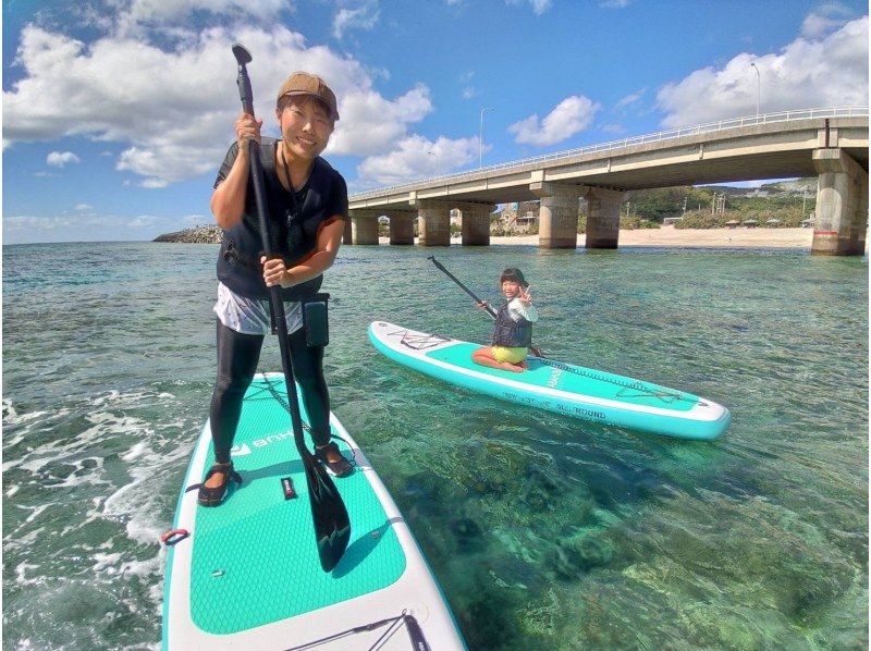 【沖縄・名護】初心者だけのサップ体験&シュノーケリング体験！！の紹介画像