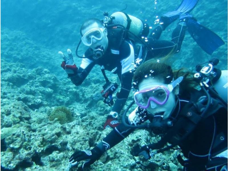 From Onna Village 【 Okinawa ・ Minnajima] Fun Diving(2 dives) ★ Equipment Rental Includedの紹介画像