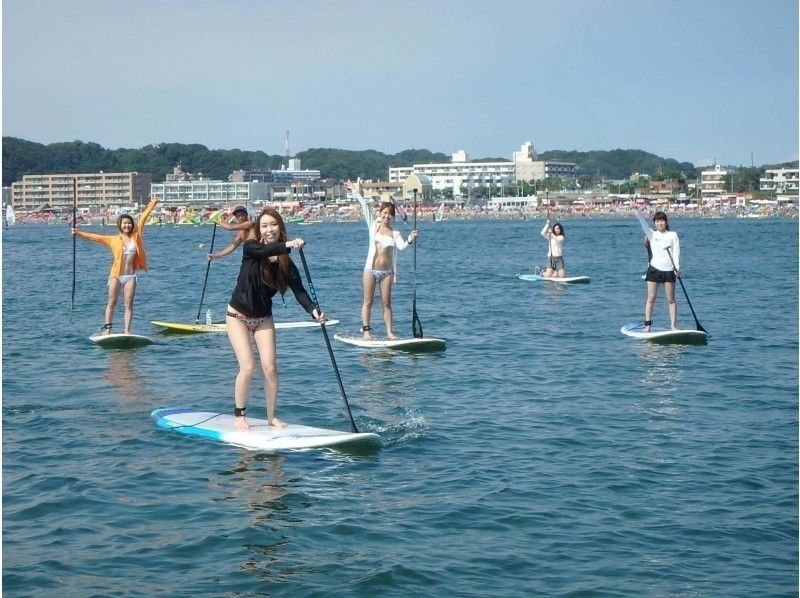 [ Shonan -Zushi] SUP experience Tasu SUP Yoga luxury course of the (first direction only) [1 Sun ]