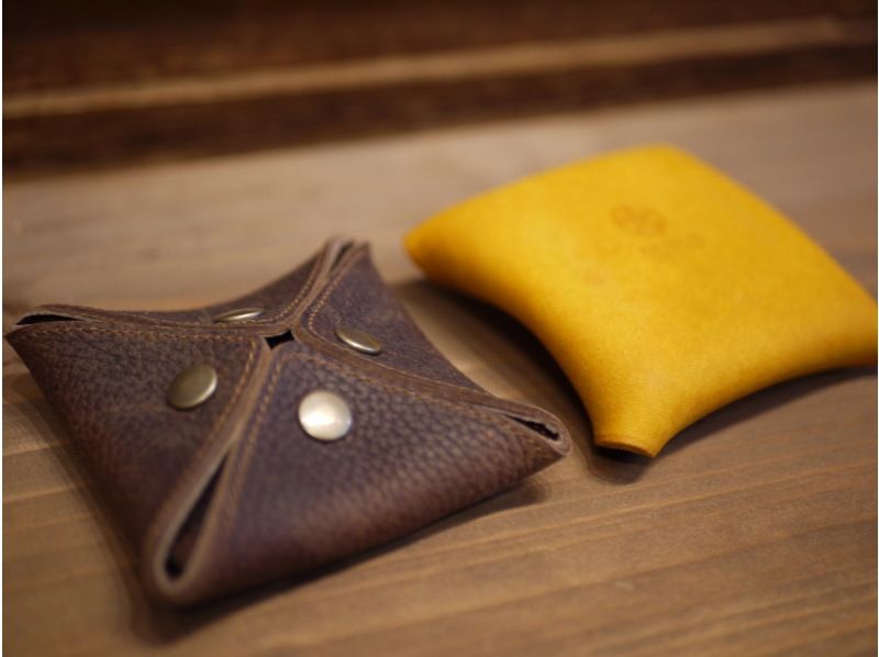 [Aichi / Nagoya] Shoemaker's leather craft class "Making a square coin case"の紹介画像