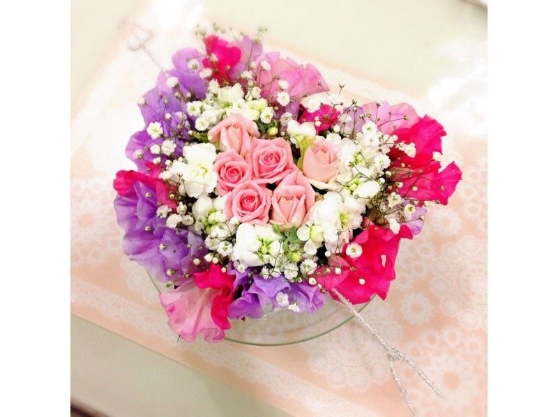 [Aichi / Nagoya] Arrangement lessons using seasonal fresh flowers! Beginners can rest assured with careful support!の紹介画像