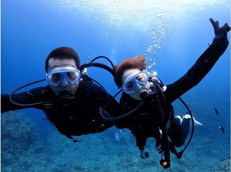 【Enjoy 2 Diving ♪】 Blue cave + coral reef course 2 luxury experience Diving ☆ ☆の紹介画像
