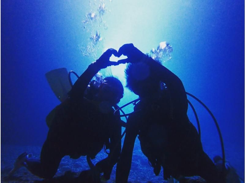 [Private reservation for one group] Blue Cave Experience Diving. Reservations can be made on the day! Since it is a private reservation, it is recommended for first-timers and those who are not good at swimming! Photography is free!の紹介画像