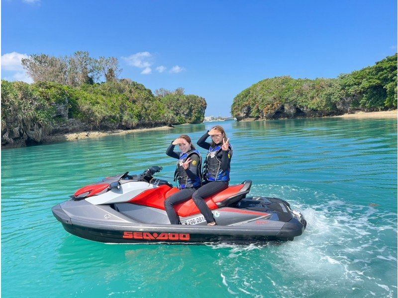 [Okinawa/ Uruma] Reserved! Jet ski Touring plan around 5 islands in You can drive with license