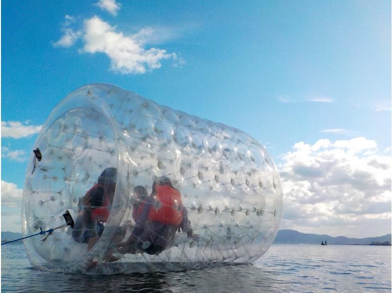 [ 滋賀 ·琵琶湖·水塊]琵琶湖周圍奔跑！水塊體驗！の紹介画像