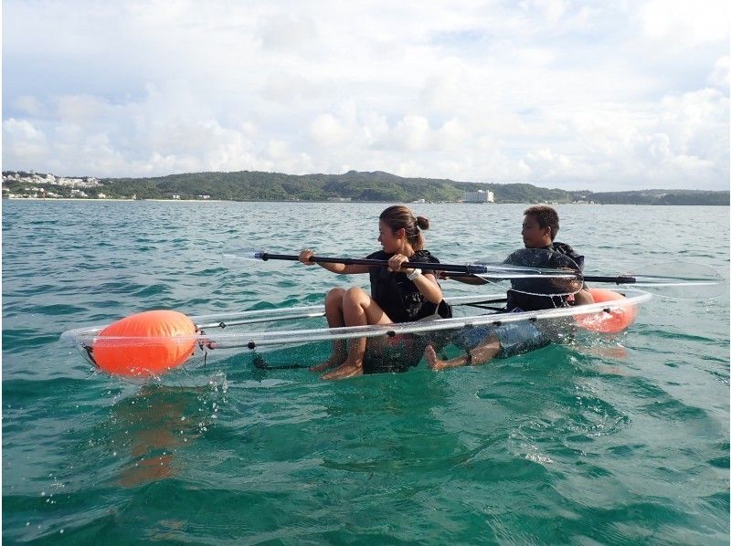 【沖縄｜恩納村】ボートで行く恩納村クリアシーカヤック！8大無料特典付の紹介画像