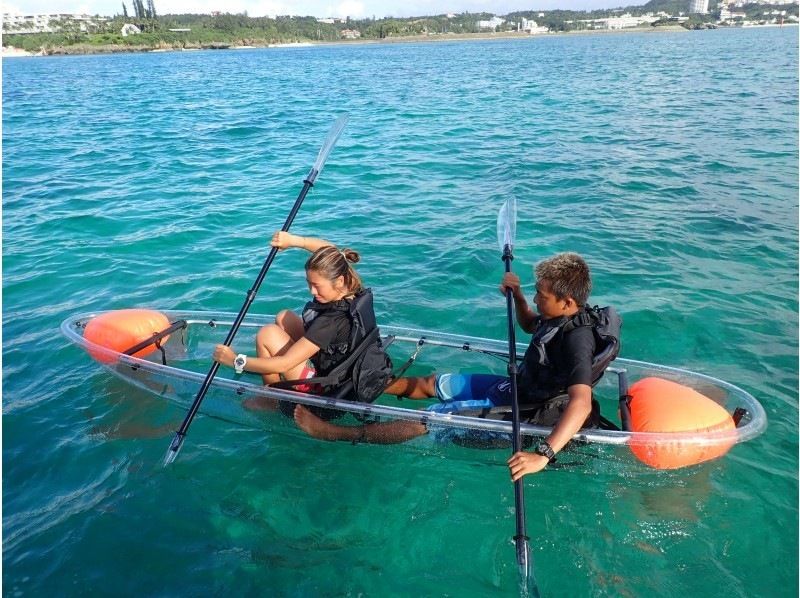 【沖縄県恩納村】クリアカヤック！Gopro無料レンタル付＆豪華8大無料特典付の紹介画像