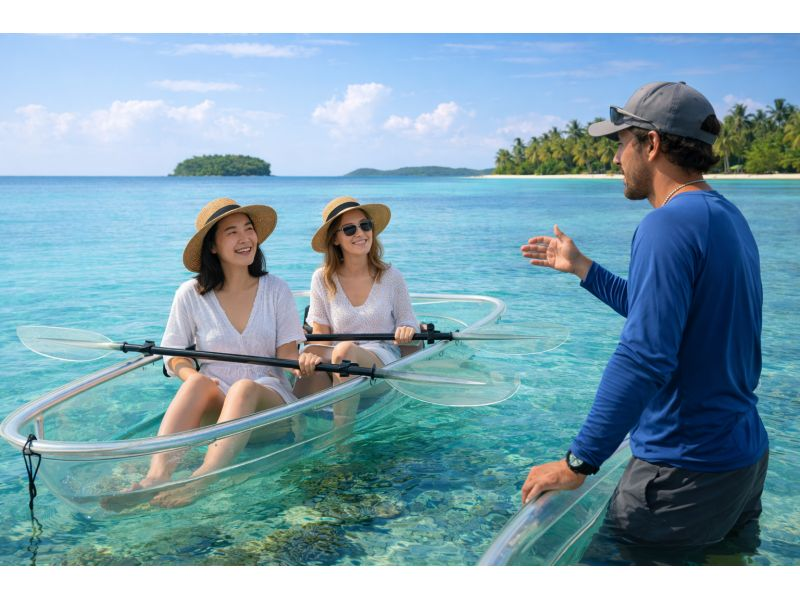 【沖縄県恩納村】クリアカヤック！Gopro無料レンタル付＆豪華8大無料特典付の紹介画像