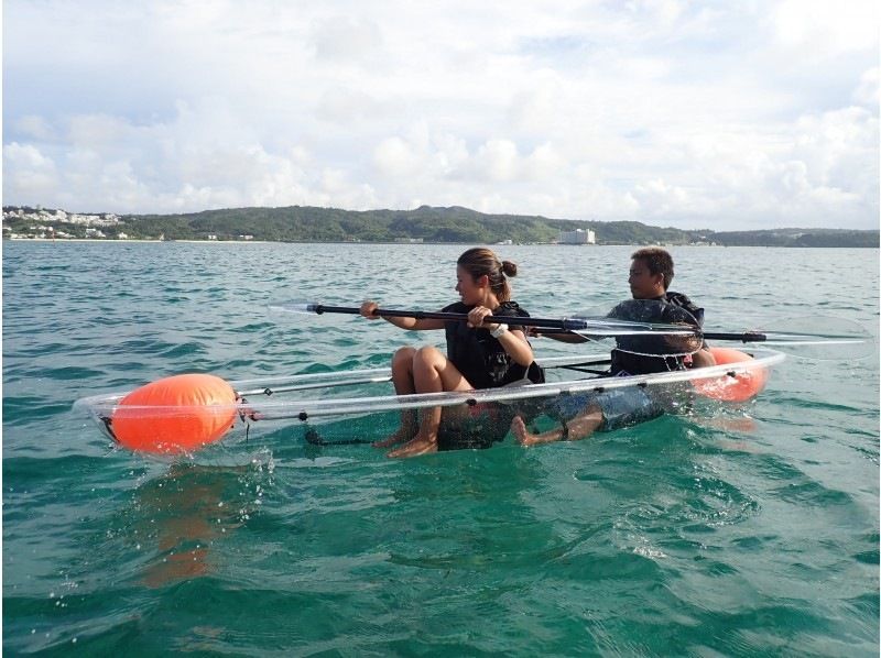 【沖縄県恩納村】クリアカヤック！Gopro無料レンタル付＆豪華8大無料特典付の紹介画像