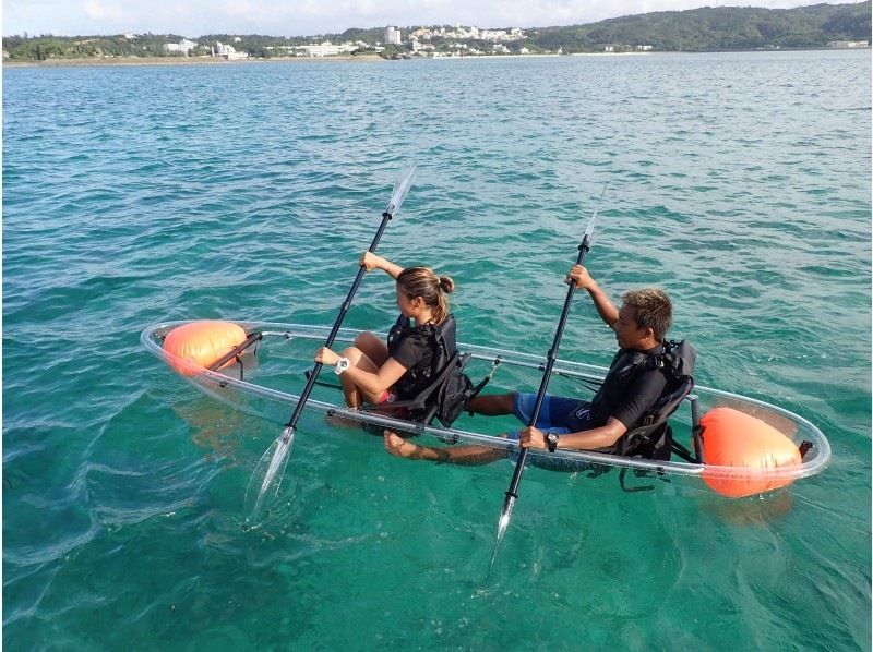 【沖縄県恩納村】クリアカヤック！Gopro無料レンタル付＆豪華8大無料特典付の紹介画像