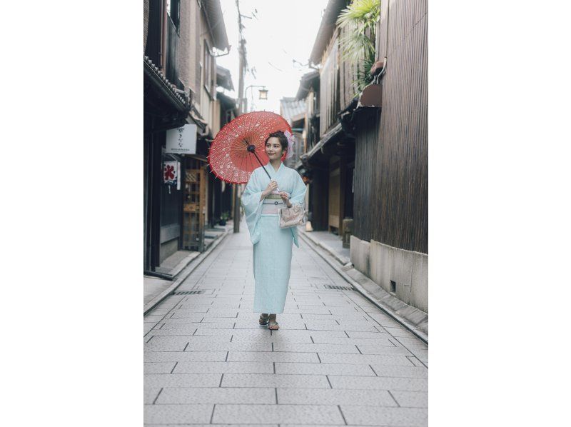 [Kyoto Yasaka Shrine] Kimono rental-easy! "2 hours rental plan" Recommended for those who want to casually experience kimono!の紹介画像