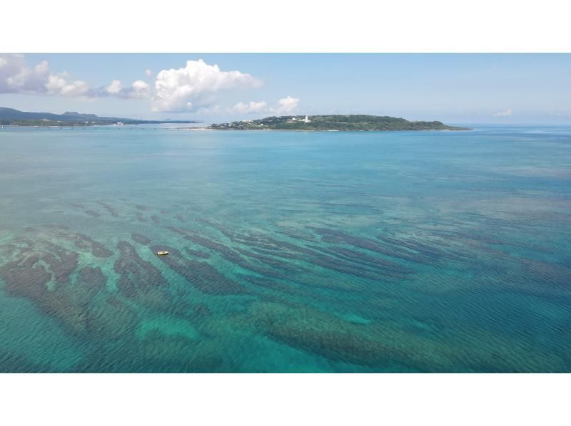 [沖縄·北方]最佳位置♪“Kouri Island”和“Haji Inland Sea”全部用包租船充滿活力遊船！ ！の紹介画像