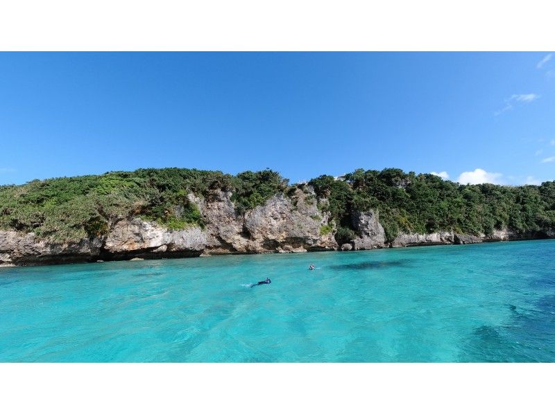 [冲绳/北部]俯瞰Kouri岛的最佳地点♪♪乘船浮潜之旅！の紹介画像