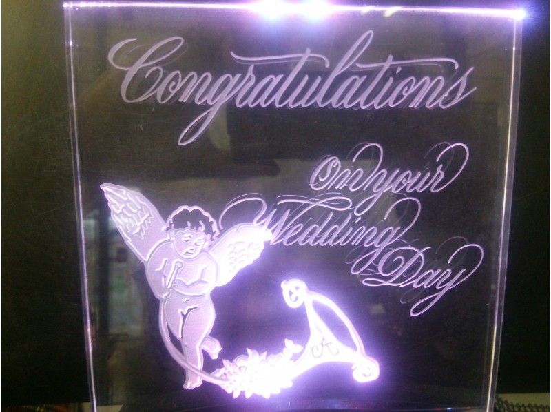 [Asakusabashi 1 minute] Creating a sparkling LED illumination panel set★Creating an interior to decorate your anniversary~Engrave your memories. Two people can make it.の紹介画像