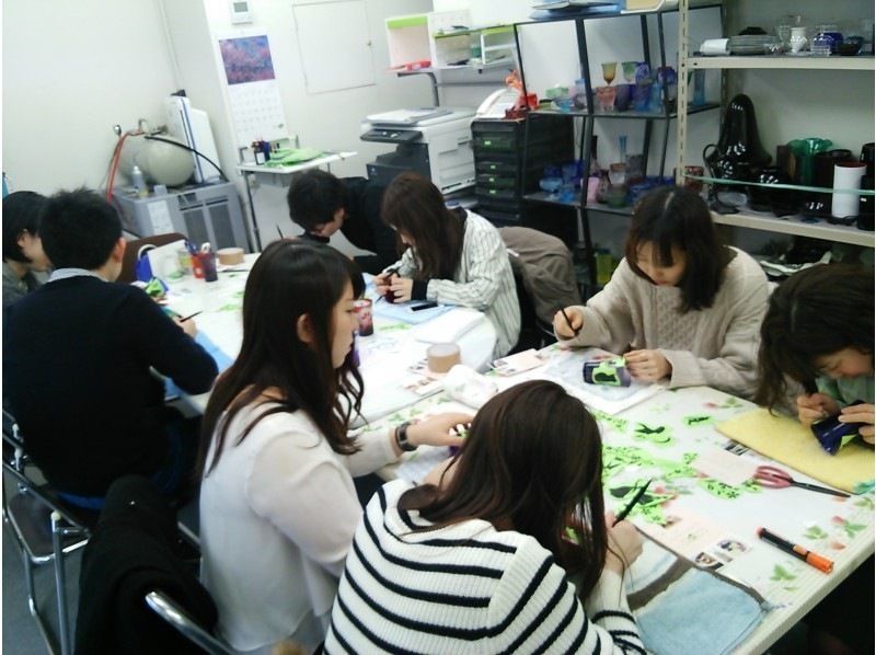 [아사쿠사 바시 4 분】 세련되게 건배! 와인, 샴페인 글래스를 90 분에서 수제하자. 마실 분에게는 기쁜!の紹介画像