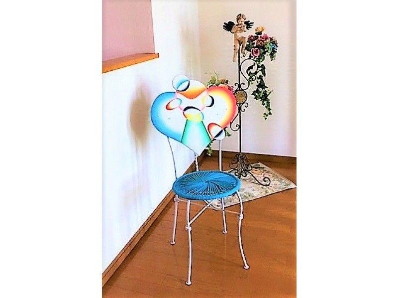 [Osaka Nishitengachaya] Edo Japanese pattern garden chair created in the workshop: [3 times completed 1 time ¥ 8000] (¥ 36000 ➡ ¥ 26000 campaign)の紹介画像