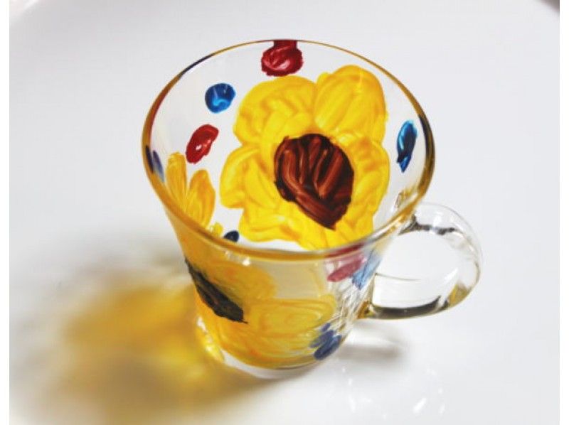 [Kanagawa / Yokohama] Draw freely on cups and plates! Glass painting experience in a classroom 8 minutes on foot from Motomachi / Chukagai Station!の紹介画像