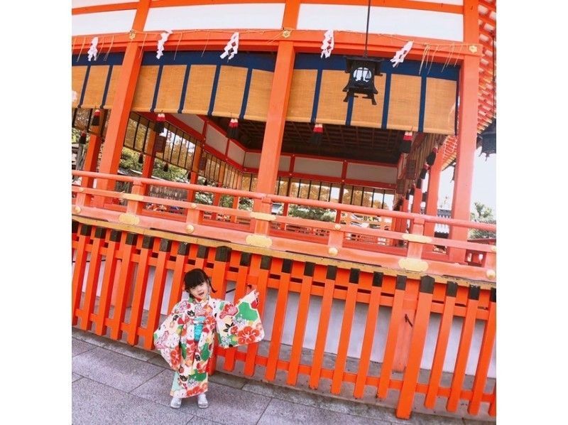 [京都，清水寺]讓我們記住一個可愛的孩子的和服來紀念這次旅行！ “兒童計劃”是全套的，因此您可以空手而歸！の紹介画像