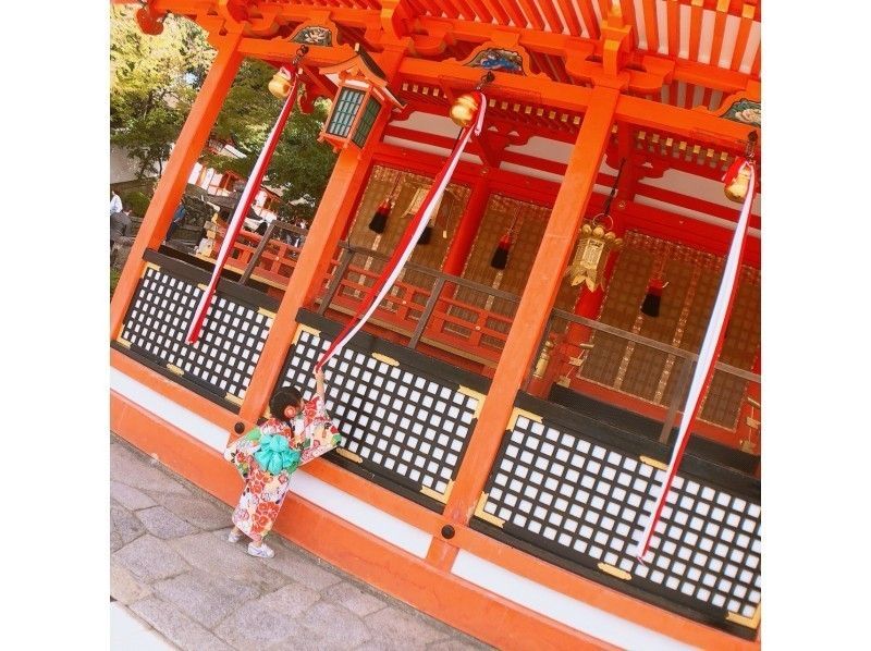 [京都，清水寺]让我们记住一个可爱的孩子的和服来纪念这次旅行！ “儿童计划”是全套的，因此您可以空手而归！の紹介画像