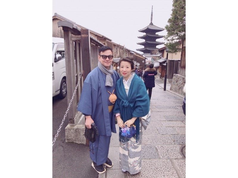 [Kyoto, Shijo Station] Walk around Kyoto in a rental kimono (Yukata in summer) with classic pattern!