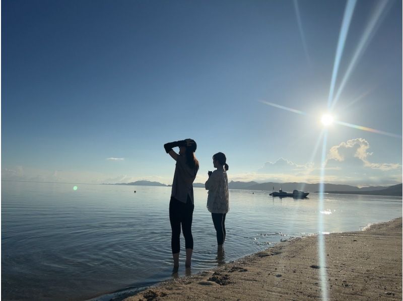 【石垣島】ビーチ朝ヨガ体験 ! 朝陽を見ながら大自然のなかでリラックス！Gopro写真プレゼント＋少人数制・ハーブティーつき★初心者歓迎の紹介画像