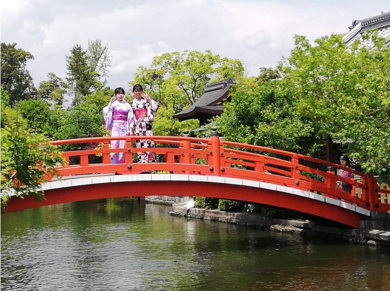 【京都・四条大宮】ここでしか体験できない♪ヘアーアクセサリーつけ放題‼着物レンタルお出かけコースの紹介画像