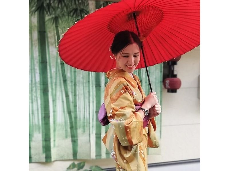 【교토·시조 오미야】크리스마스 캠페인★여기에서만 체험할 수 있다♪헤어 액세서리 붙여 마음껏‼ 기모노 대여 외출 코스の紹介画像